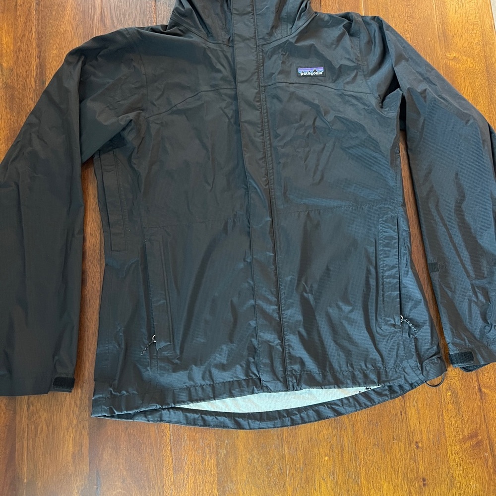 Patagonia Black Raincoat